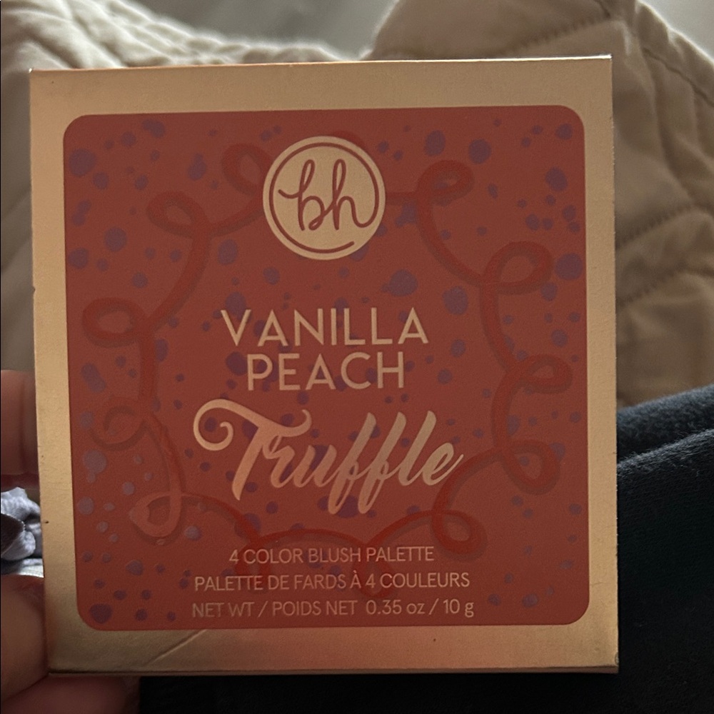 BH Cosmetics Peach Truffle Blush Palette NEW